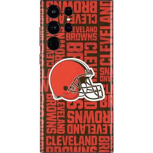 NFL Cleveland Browns - Blast Galaxy S22 Ultra Skin