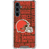 NFL Cleveland Browns - Blast Galaxy S23 FE Clear Case