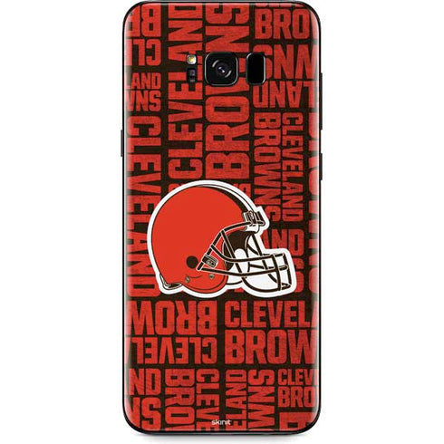 NFL Cleveland Browns - Blast Galaxy S8 Plus Skin