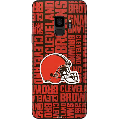 NFL Cleveland Browns - Blast Galaxy S9 Skin
