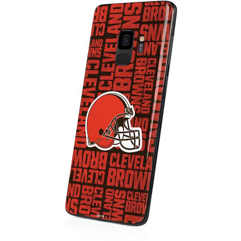 NFL Cleveland Browns - Blast Galaxy S9 Skin
