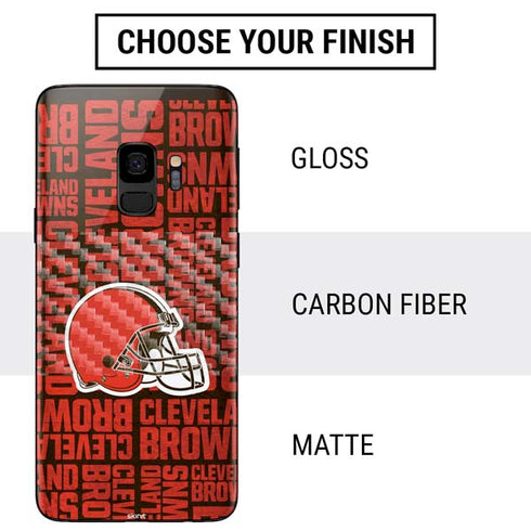 NFL Cleveland Browns - Blast Galaxy S9 Skin