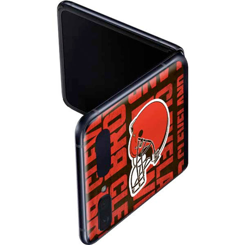 NFL Cleveland Browns - Blast Galaxy Z Flip Skin