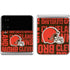 NFL Cleveland Browns - Blast Galaxy Z Flip4 5G Skin
