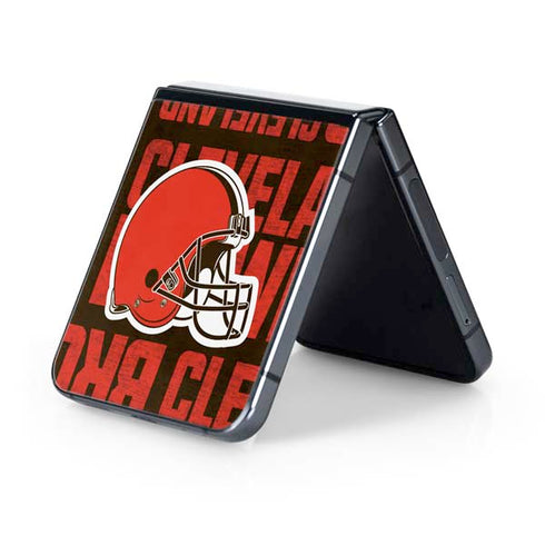 NFL Cleveland Browns - Blast Galaxy Z Flip5 5G Skin