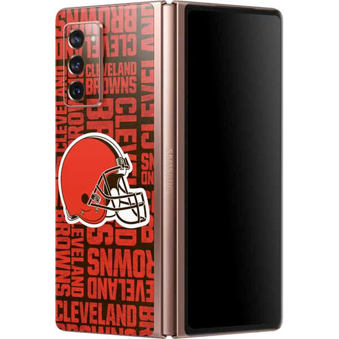 NFL Cleveland Browns - Blast Galaxy Z Fold2 5G Skin