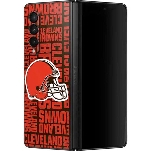 NFL Cleveland Browns - Blast Galaxy Z Fold3 5G Skin