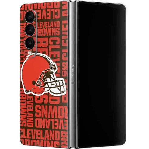 NFL Cleveland Browns - Blast Galaxy Z Fold4 5G Skin