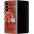 NFL Cleveland Browns - Blast Galaxy Z Fold4 5G Skin