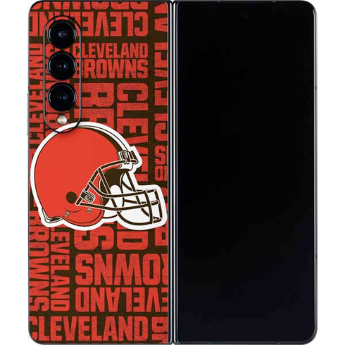 NFL Cleveland Browns - Blast Galaxy Z Fold4 5G Skin