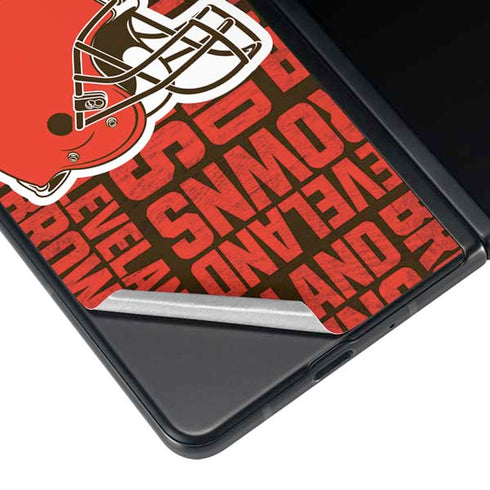 NFL Cleveland Browns - Blast Galaxy Z Fold4 5G Skin