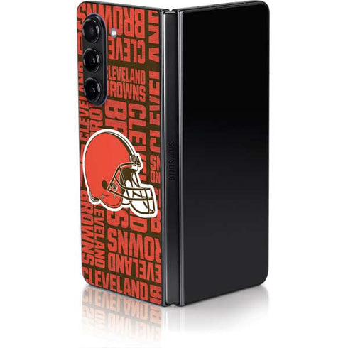 NFL Cleveland Browns - Blast Galaxy Z Fold5 5G Skin
