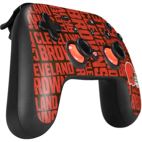 NFL Cleveland Browns - Blast Google Stadia Controller Skin
