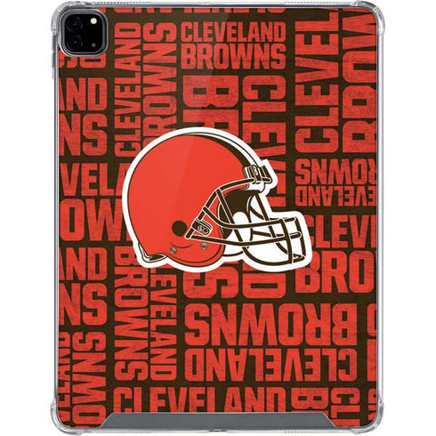 NFL Cleveland Browns - Blast iPad Pro 12.9in (2020) Clear Case
