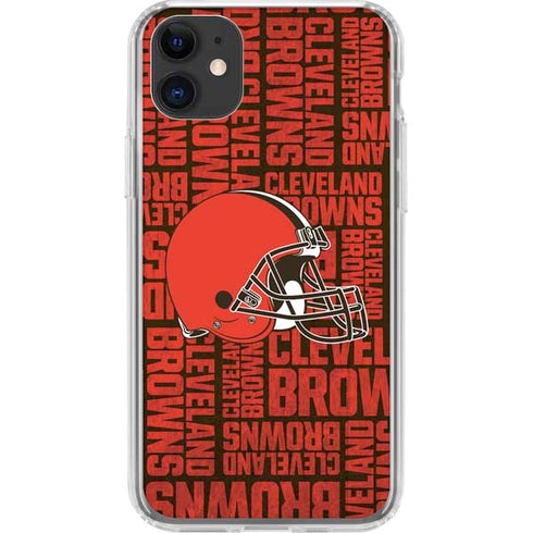 NFL Cleveland Browns - Blast iPhone 11 Clear Case