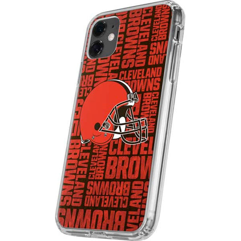 NFL Cleveland Browns - Blast iPhone 11 Clear Case