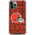 NFL Cleveland Browns - Blast iPhone 11 Pro Max Clear Case