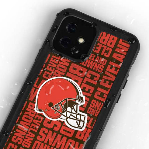 NFL Cleveland Browns - Blast iPhone 12 Mini Waterproof Case