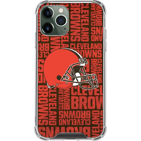 NFL Cleveland Browns - Blast iPhone 12 Pro Max Clear Case