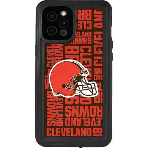NFL Cleveland Browns - Blast iPhone 12 Pro Max Waterproof Case