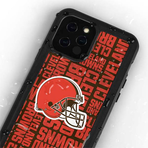 NFL Cleveland Browns - Blast iPhone 12 Pro Waterproof Case