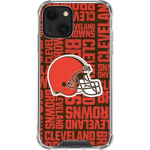 NFL Cleveland Browns - Blast iPhone 13 Mini Clear Case
