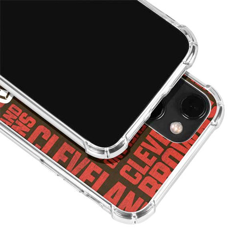 NFL Cleveland Browns - Blast iPhone 13 Mini Clear Case