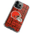 NFL Cleveland Browns - Blast iPhone 13 Pro Max Clear Case