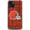 NFL Cleveland Browns - Blast iPhone 15 Plus Clear Case