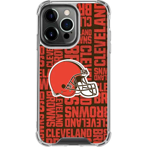 NFL Cleveland Browns - Blast iPhone 15 Pro Clear Case