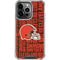 NFL Cleveland Browns - Blast iPhone 15 Pro Clear Case