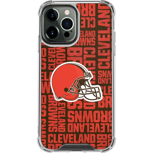 NFL Cleveland Browns - Blast iPhone 14 Pro Max Clear Case