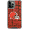 NFL Cleveland Browns - Blast iPhone 15 Pro Max Clear Case