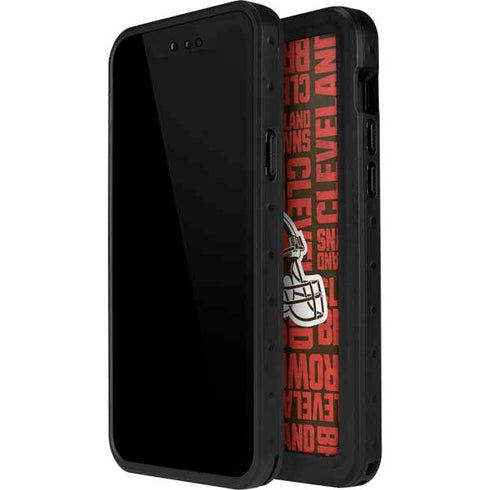 NFL Cleveland Browns - Blast iPhone 14 Pro Max Waterproof Case