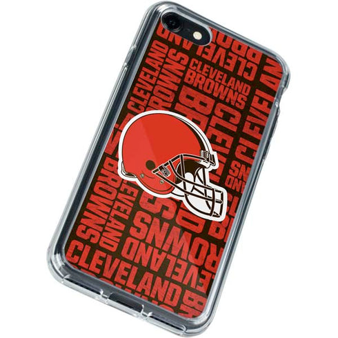 NFL Cleveland Browns - Blast iPhone SE (2nd & 3rd Gen) Clear Case