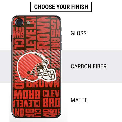 NFL Cleveland Browns - Blast iPhone SE (2nd & 3rd Gen) Skin