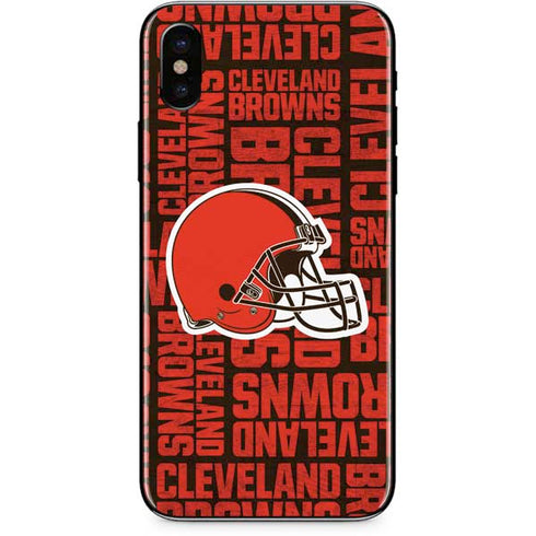 NFL Cleveland Browns - Blast iPhone XS Skin