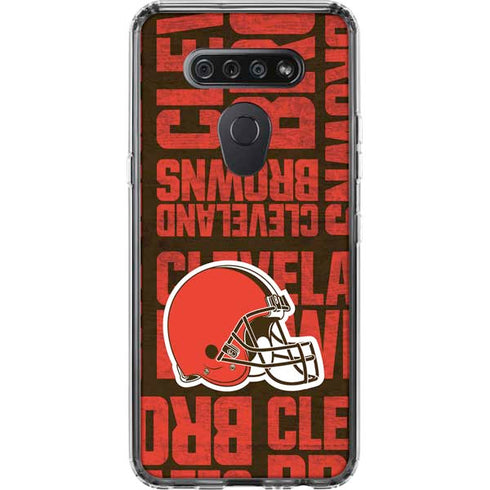 NFL Cleveland Browns - Blast LG K51/Q51 Clear Case