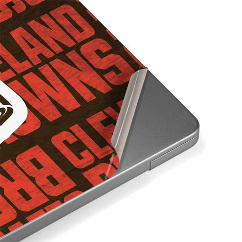 NFL Cleveland Browns - Blast MacBook Pro 14in (2021-24) Skin