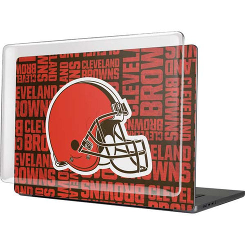 NFL Cleveland Browns - Blast MacBook Pro 16in (2021-25) Case plus Skin