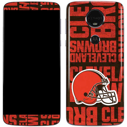 NFL Cleveland Browns - Blast Moto E5 Plus Skin