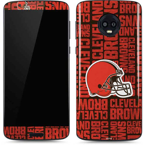 NFL Cleveland Browns - Blast Moto G6 Skin