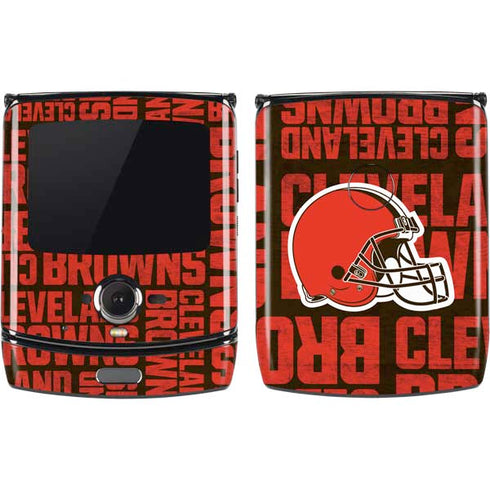 NFL Cleveland Browns - Blast Motorola RAZR Skin