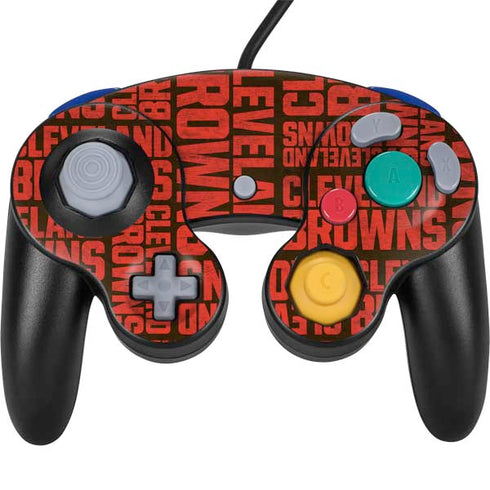 NFL Cleveland Browns - Blast Nintendo GameCube Controller Skin