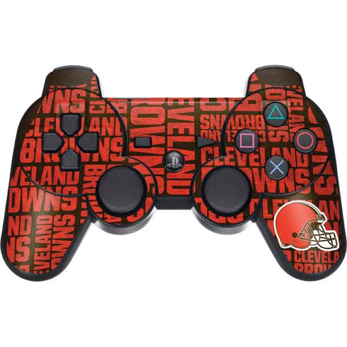NFL Cleveland Browns - Blast PS3 Dual Shock wireless controller Skin