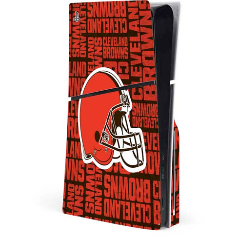NFL Cleveland Browns - Blast PS5 Slim Disk Console Skin