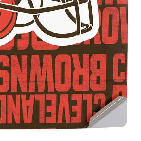 NFL Cleveland Browns - Blast PS5 Slim Disk Console Skin