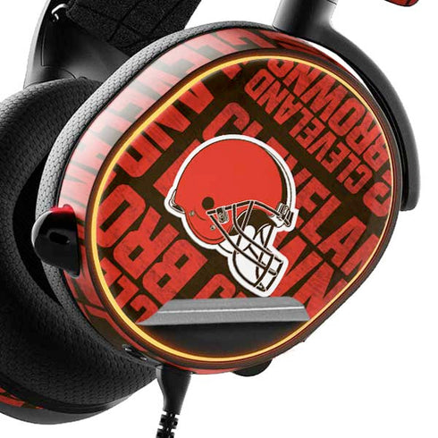 NFL Cleveland Browns - Blast SteelSeries Arctis 5 Skin