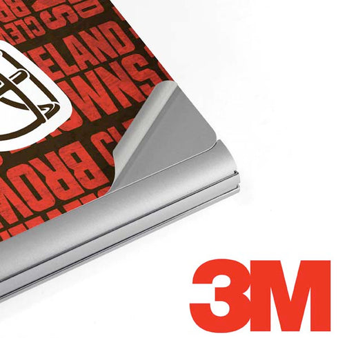 NFL Cleveland Browns - Blast Surface Book 2 15in Skin