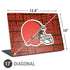 NFL Cleveland Browns - Blast Universal Laptop 17in (13.8 x 10in) Skin